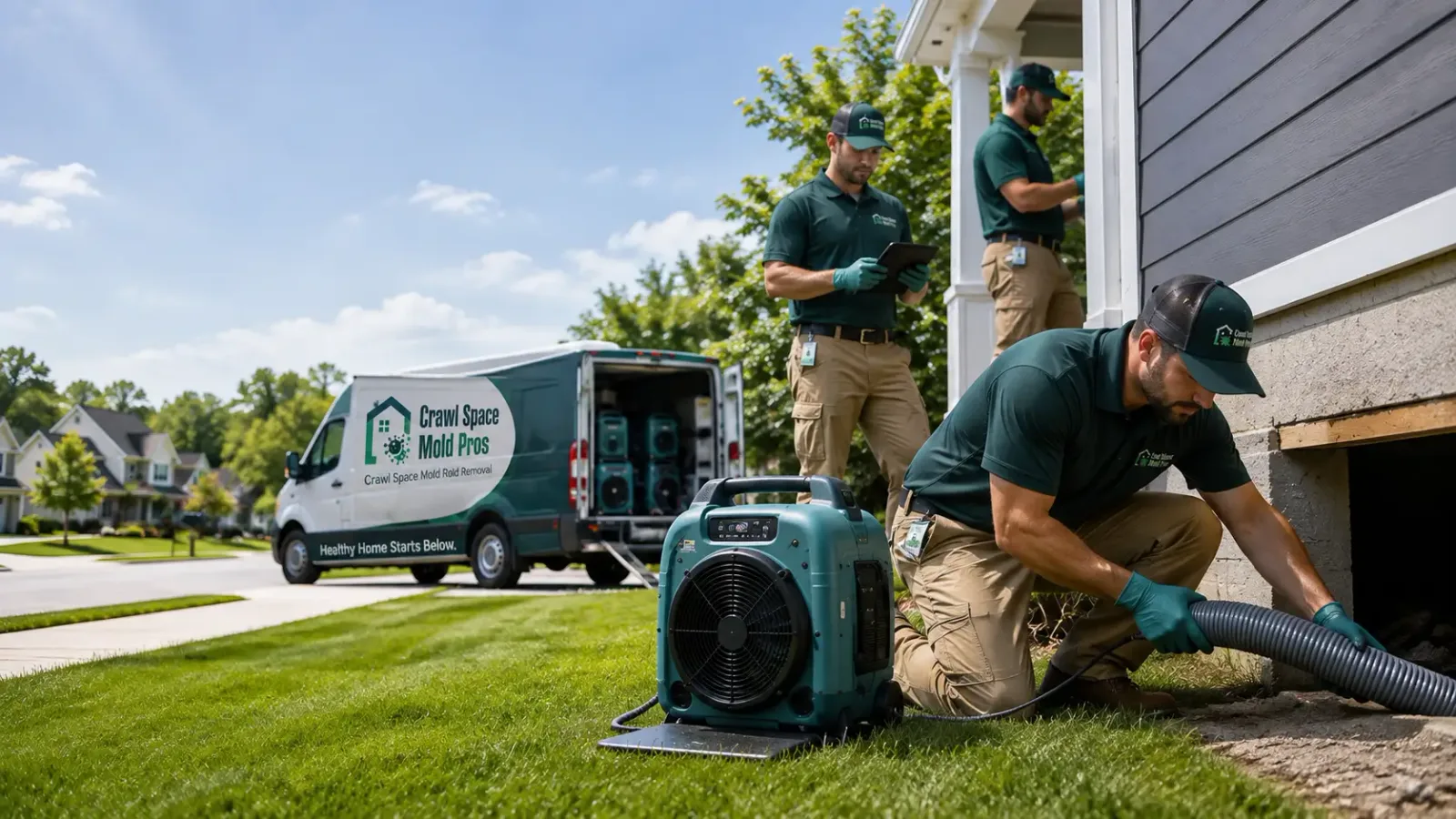 Crawl Space Mold Removal in Negaunee, MI